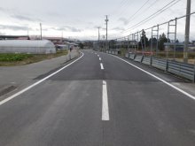 町道飯豊川西線舗装補修工事：画像