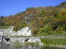 白川ダム栗梨沢地区雪崩対策工事：画像